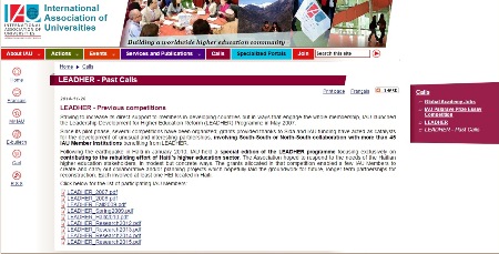 IUG Project is Approved in LEADHER Programme