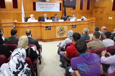كلية الشريعة والقانون تستقبل وفد رابطة المحامين الديمقراطيين الدوليين للتضامن مع الشعب الفلسطيني