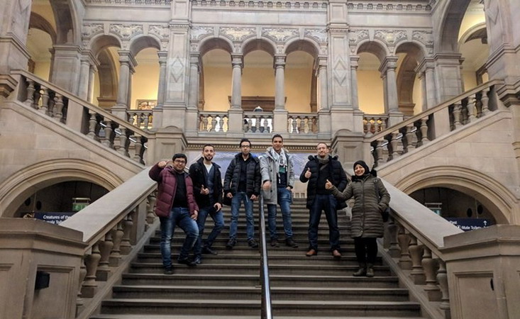 A Group Of IUG Students Commences Studying At University Of Glasgow