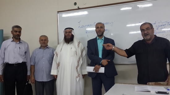 جولة تفقدية لكلية الشريعة والقانون بداية العام الدراسي الجديد