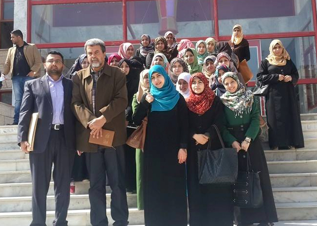 زيارة علمية بقسم علم النفس لمدينة الأمل بخانيونس