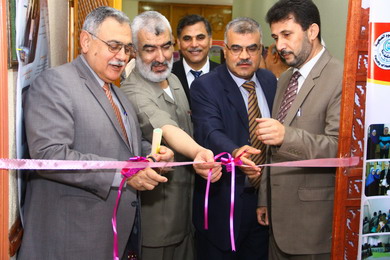 افتتاح معرض مخرجات التعلم الخدمي لكلية العلوم الصحية في الجامعة