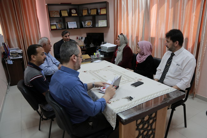 وفد من جمعية أصدقاء مرضى الثلاسيميا يزور كلية العلوم الصحية