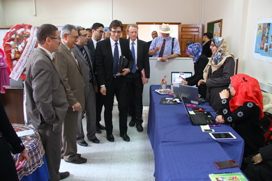 World Bank Delegation Visits BTI, at IUG