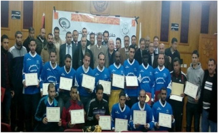 الاتحاد الفلسطيني لكرة القدم وعمادة شئون الطلبة  يختتمان برنامج مدربي وحكام الكرة الشاطئية الأولى ويخريجان الفوج الأول للكرة الشاطئية