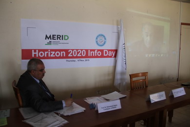 شئون البحث العلمي والدراسات العليا تعقد لقاءً حول Horizon 2020