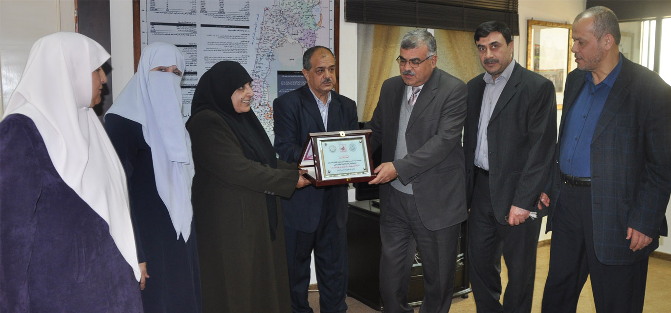 زيارة تشكرية لرئيس الجامعة الأستاذ الدكتور عادل عوض الله ورئيس مجلس الامناء الاستاذ الدكتور نصر الدين المزيني