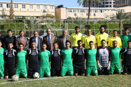 الجامعة الإسلامية تفتتح بطولة الوفاء للأسري لكرة القدم