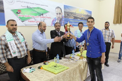 اختتام بطولتي “الشهيد علي صيام” لتنس الطاولة و”الوفاء للأقصى للشطرنج” لطلاب الجامعة