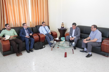 Faculty of medicine hostthe head of the UNDP office in Gaza