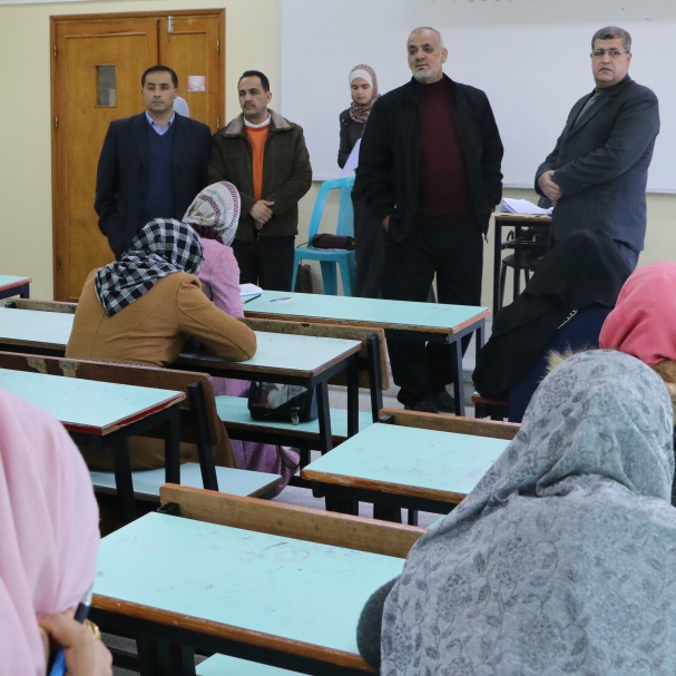 بدء الامتحانات النهائية للفصل الأول من العام الجامعي 2019/2020  بفرع الجامعة الاسلامية في الجنوب
