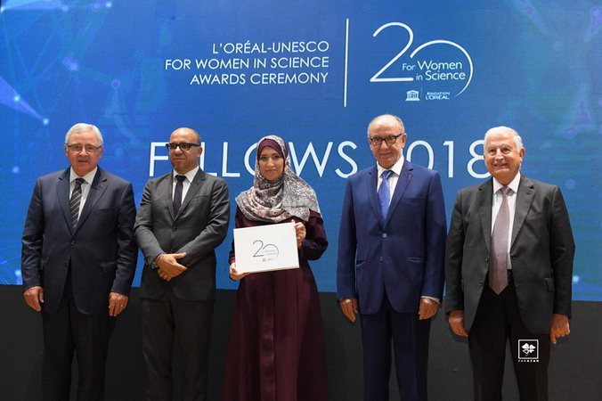 Academic from Islamic University of Gaza wins L’Oréal-UNESCO Fellowship Award.