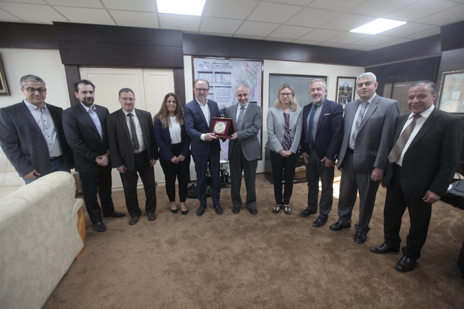 The Deputy Regional Director of ILO visits IUG and commends its concern about the special needs groups.