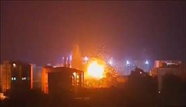 Attacking  the Administration Building, at IUG during the Latest Israeli War