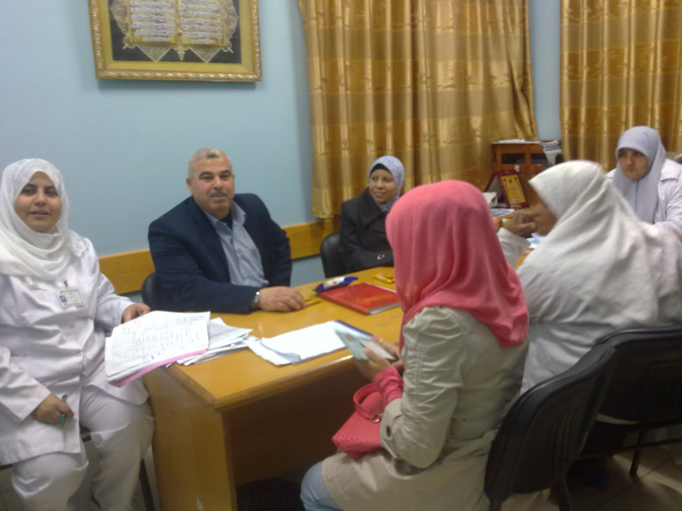 زيارة تعاون وتنسيق لإدارة تمريض مستشفى الولادة في مجمع الشفاء الطبي