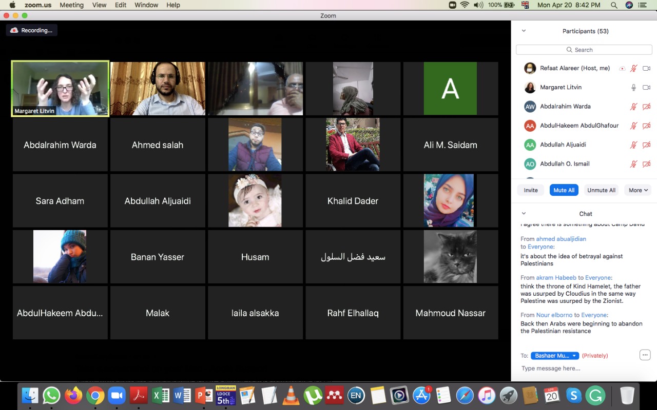 Shakespeare Class Hosts Prof. Margret Litvin Via Zoom