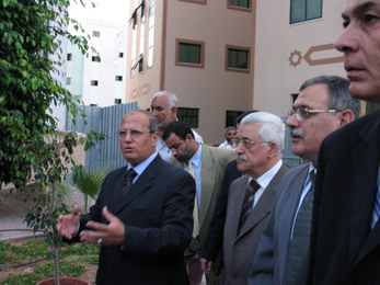 President Abbas  Inaugurates Albahrain Kingdom Building  at IUG