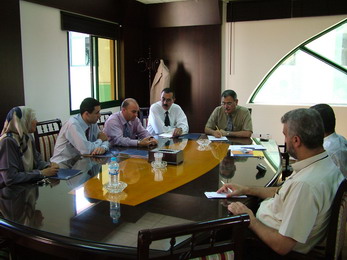 AMIDEAST Delegation Visits IUG