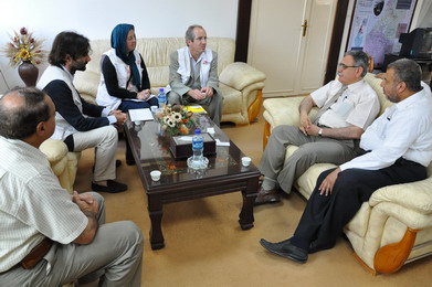 MSF Delegation Visits IUG