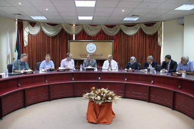 A delegation from Scotland and Baptist church Visits IUG