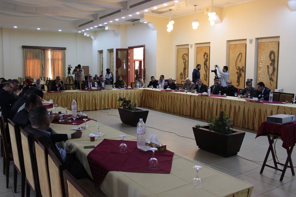 افتتاح مشروع الانتخابات والذي سينطلق  في الجامعة الإسلامية