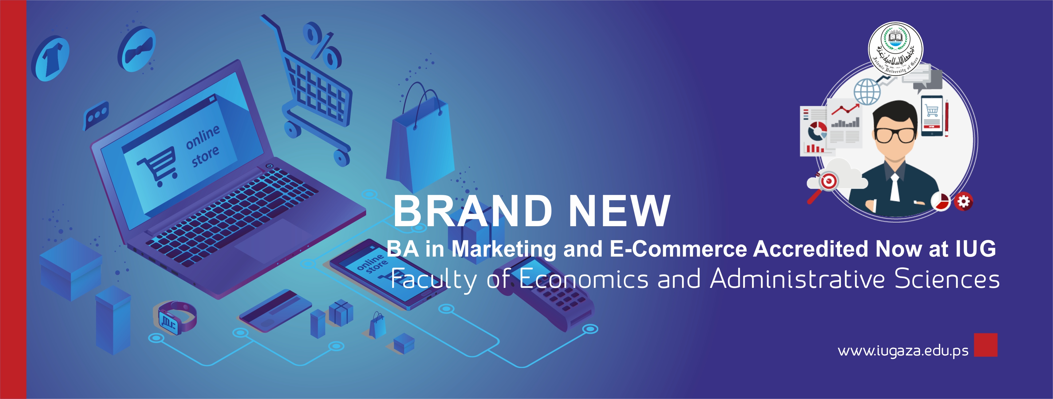 BA in Marketing and E-Commerce Accredited Now at IUG