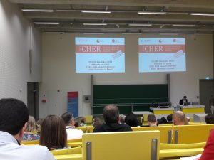 FinPal researchers presented the project-related research in CHER conference on higher education