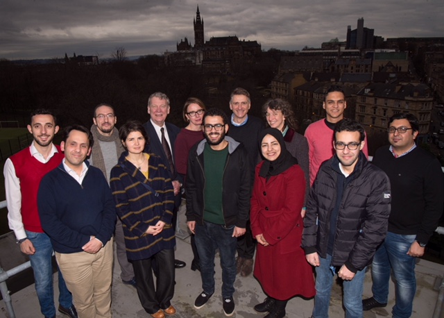 Within E+ program, group of IUG Students Begin their Studies at University of Glasgow in UK.