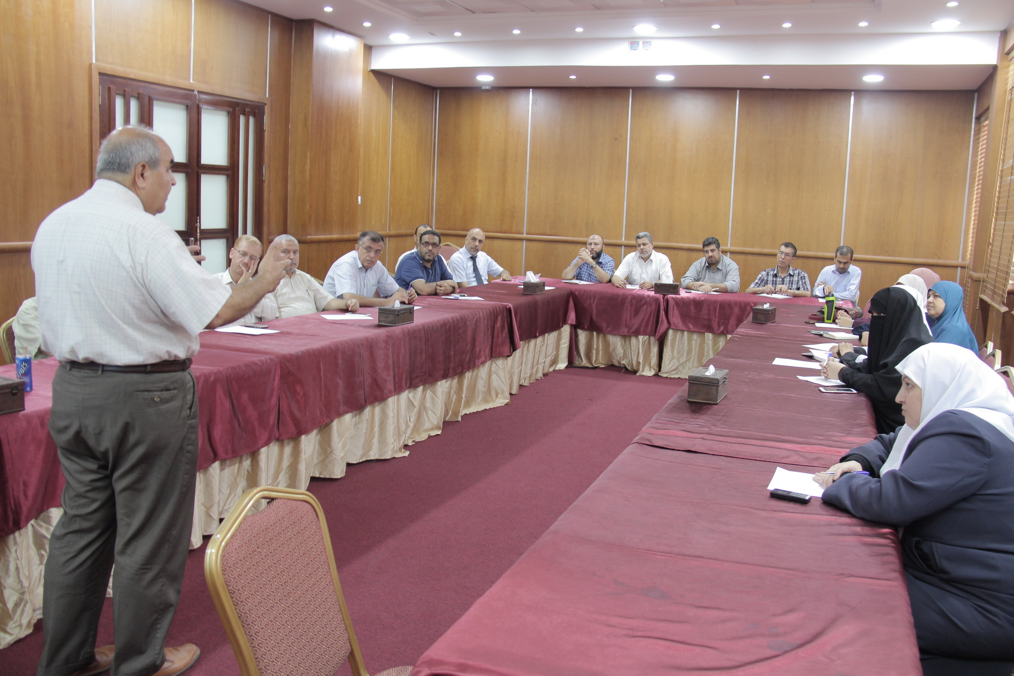 ورشة عمل بعنوان(استراتيجيات فاعلة في التدريس الجامعي)