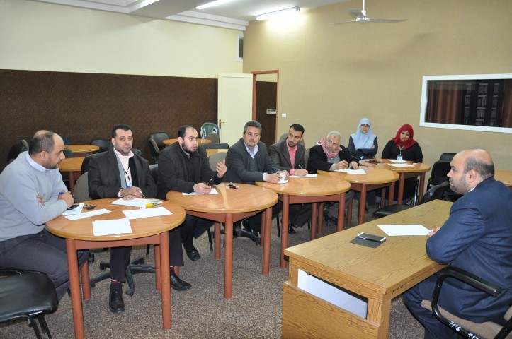الاعداد لمعرض الوسائل التعليمية الذي سيعقد في شهر ابريل