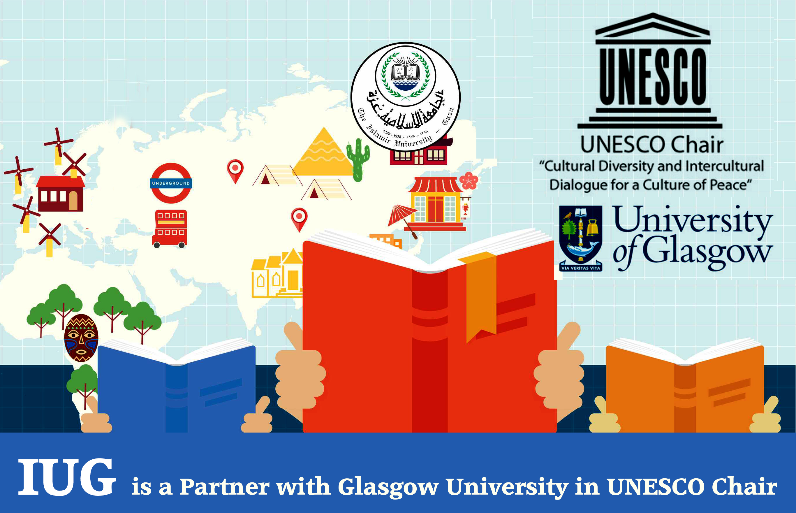 IUG is a Partner with Glasgow University in UNESCO Chair