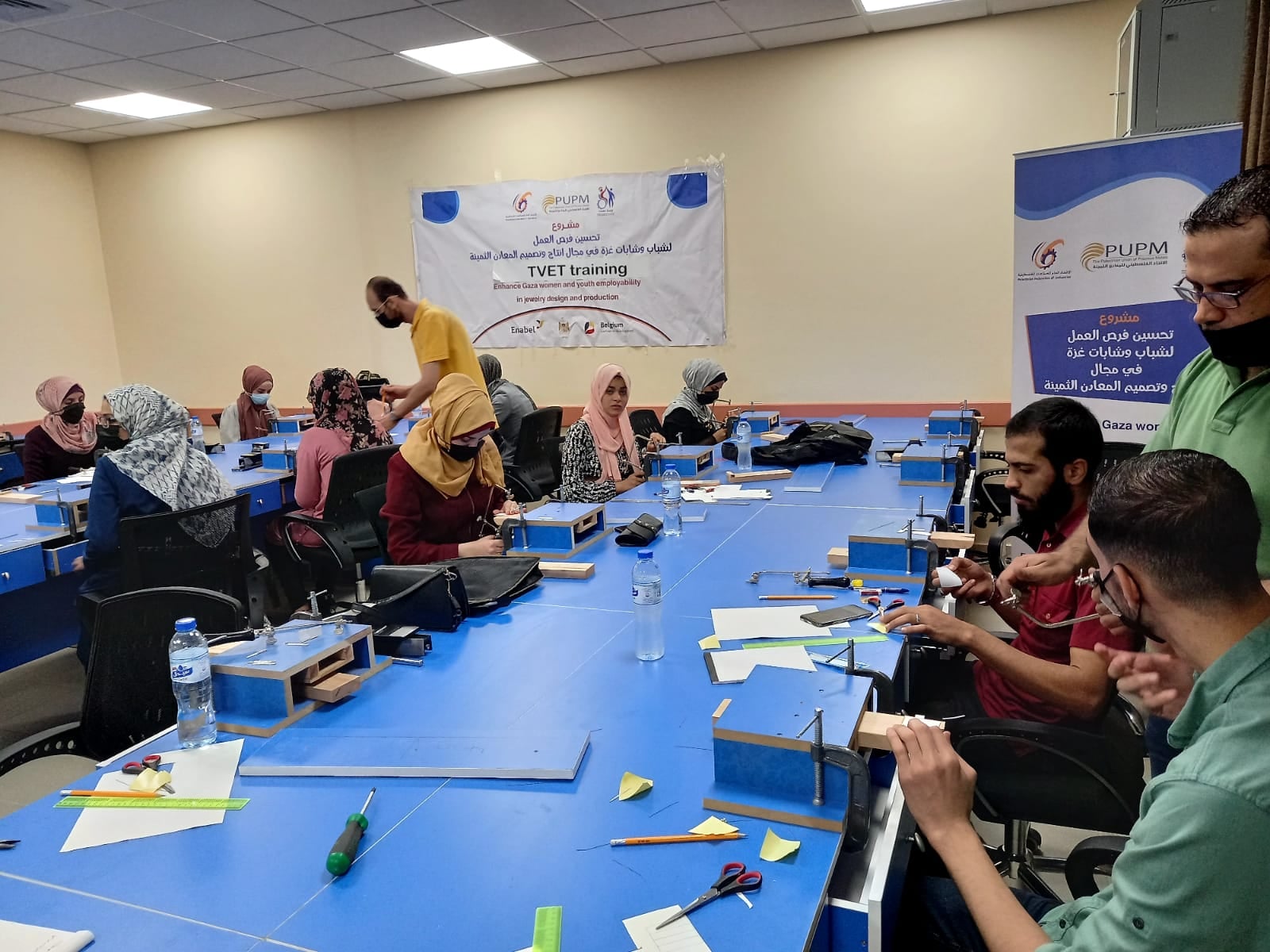 انطلاق البرنامج التدريبي للشباب والشابات في مجال تصميم وانتاج المعادن الثمينة