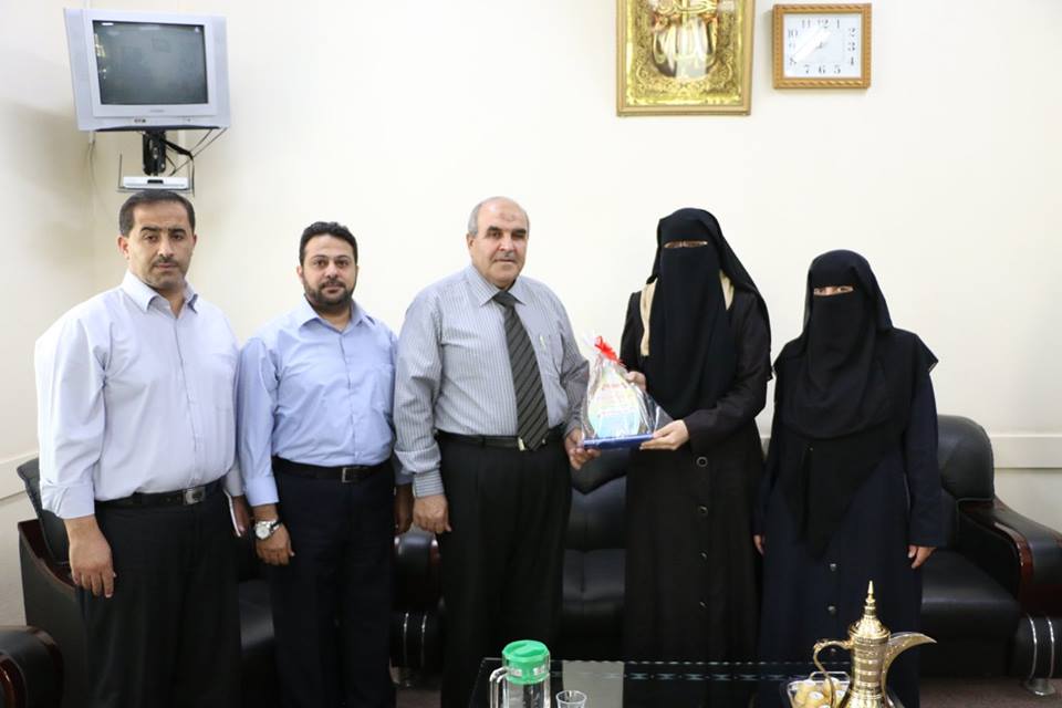 عميد فرع الجنوب يستقبل وفداً من مجلس الطالبات