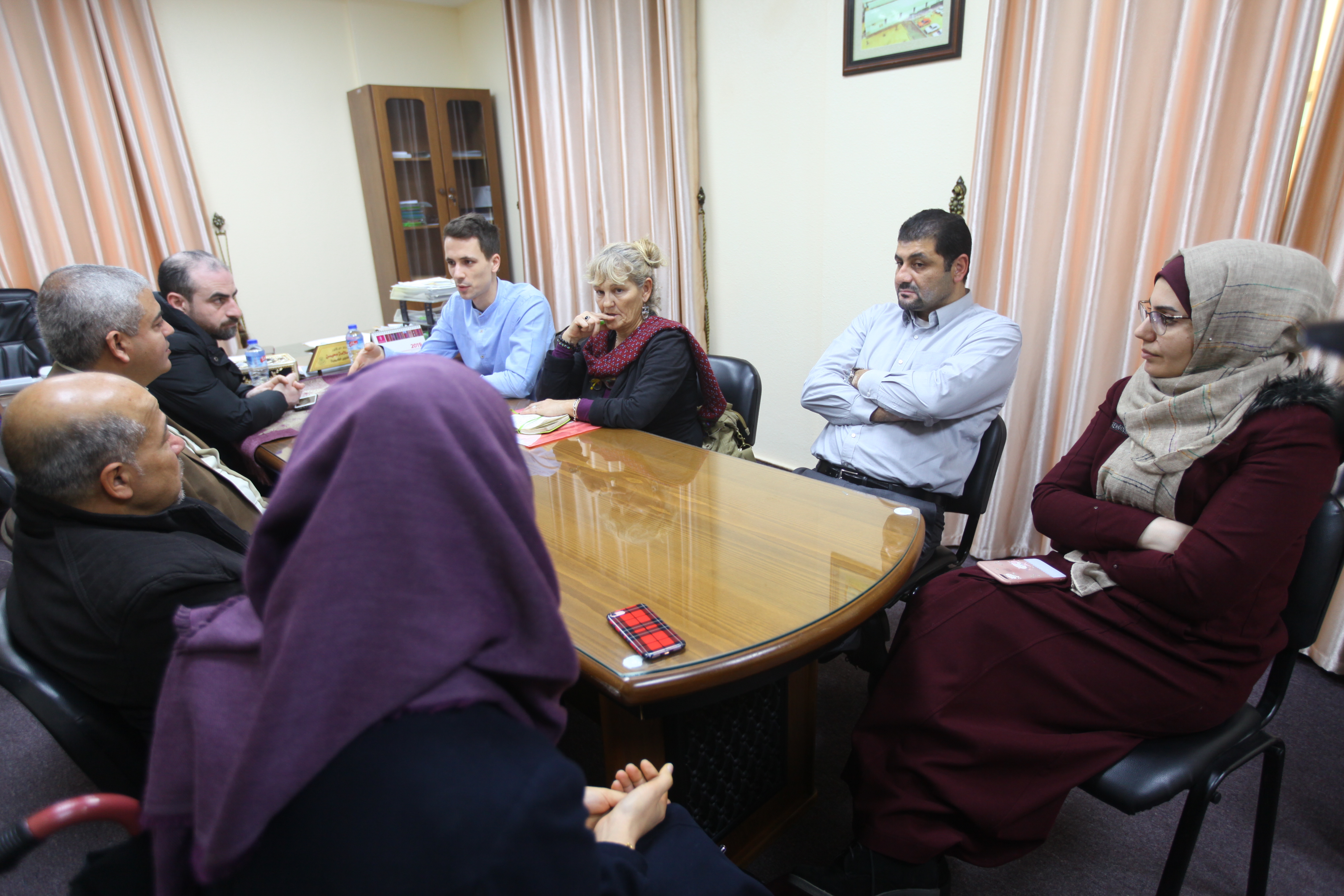 From Italy to Gaza, an Italian Student From University of Siena starts his Studying at IUG