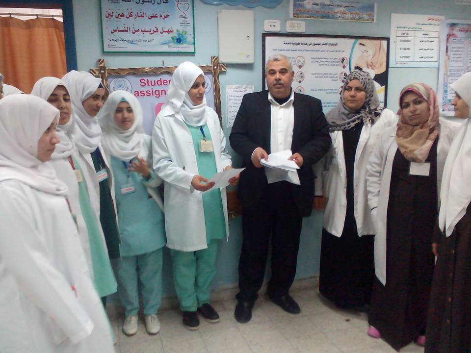 عمادة كلية التمريض تنظم زيارة ميدانية تفقدية لمواقع التدريب العملي