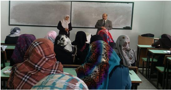 استضافة خبير التربية الخاصة من وزارة التربية والتعليم ضمن مساق صعوبات التعلم