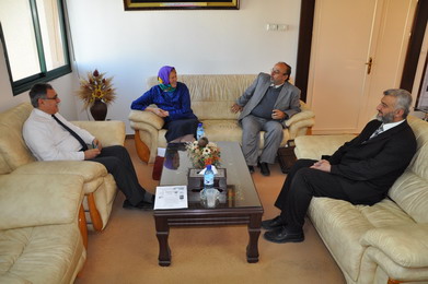 Helsinki University Expert Visits IUG and Looks for Ways of Collaboration with the Faculty of Education