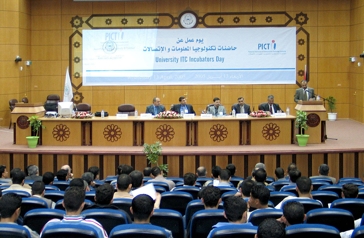 IT Administration at IUG and Palestinian Information and Communications Technology Incubator Hold A symposium